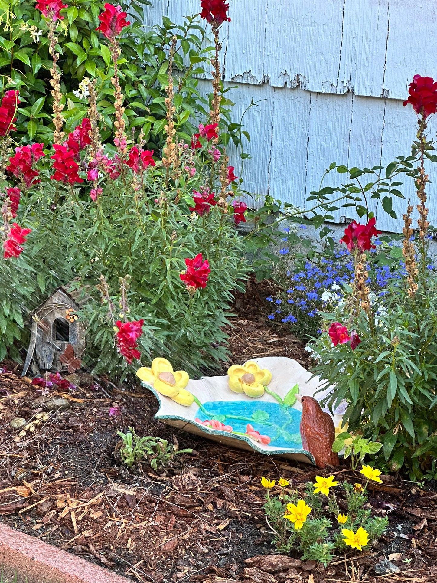 Artisan Birdbath