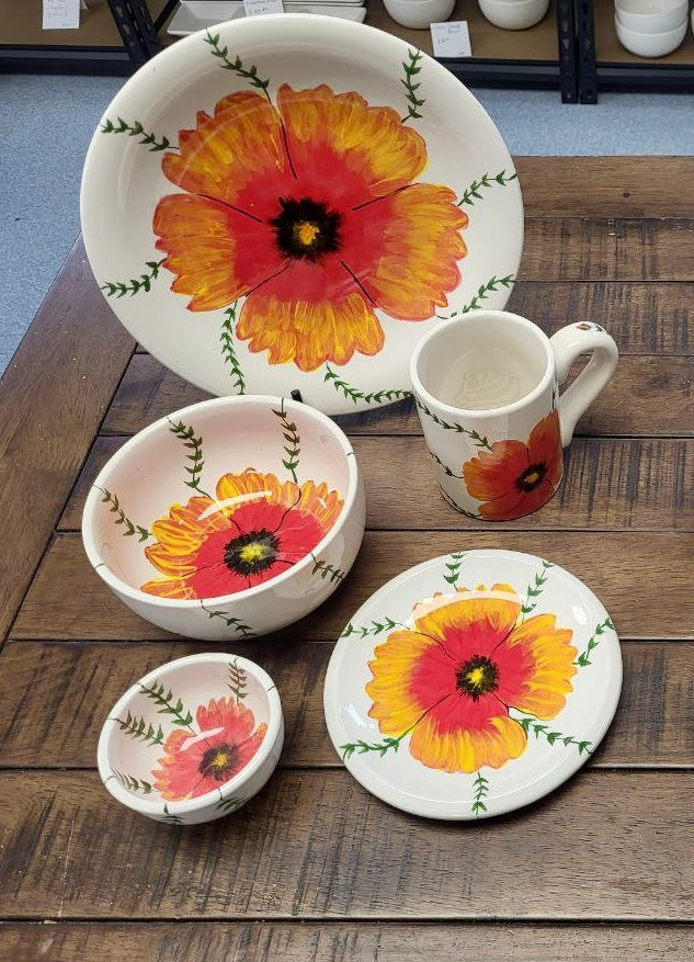 Wild Poppy Jumbo Mug